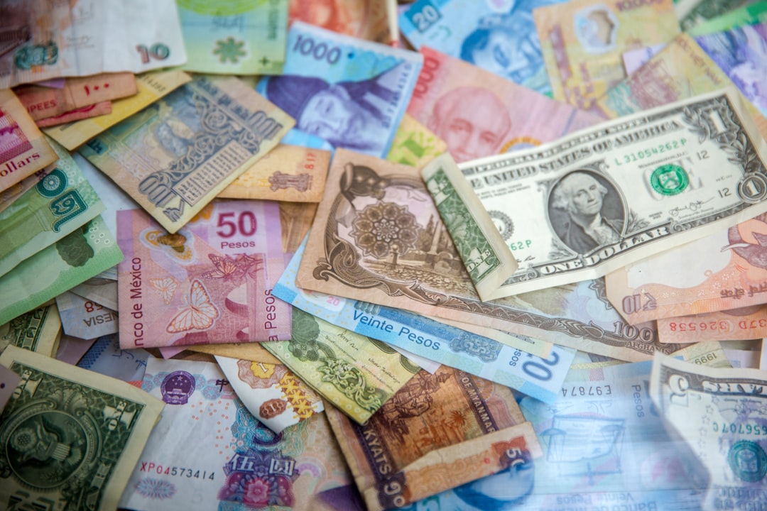 Currency pair charts showing exchange rate movements in the forex market